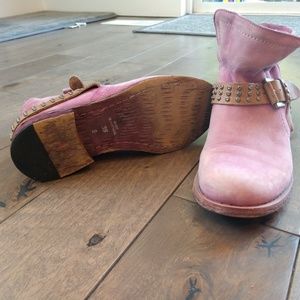 Pink boots from Chinese laundry